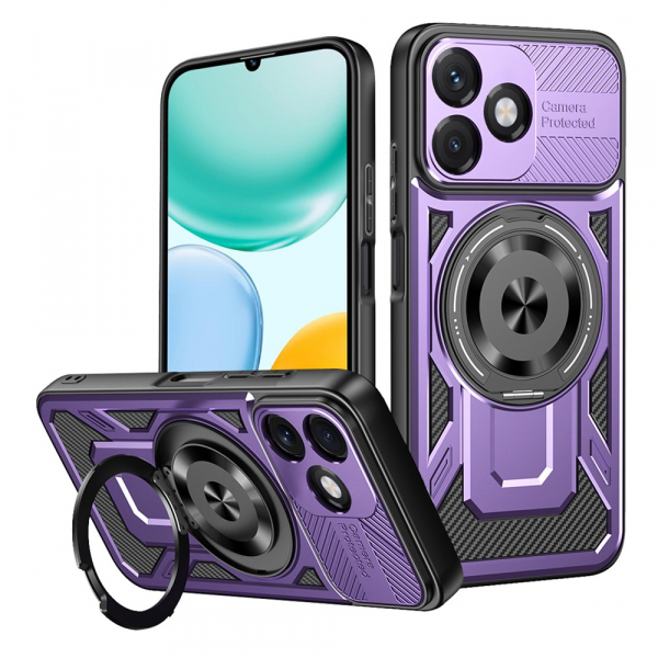 Husa pentru Honor X5c Plus, Techsuit, RuggedCam, Mov
