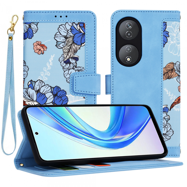 Husa pentru Honor X7b 5G / 90 Smart / X7b 4G, Techsuit, FlipCraft, Bleu