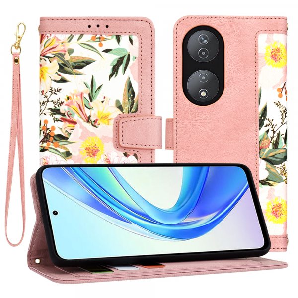 Husa pentru Honor X7b 5G / 90 Smart / X7b 4G, Techsuit, FlipCraft, Roz