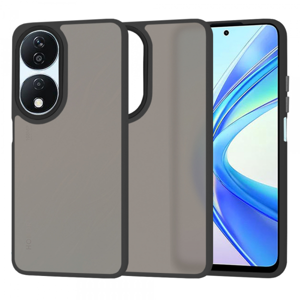 Husa pentru Honor X7b 5G / 90 Smart / X7b 4G, Techsuit, HaloFrost, Neagra