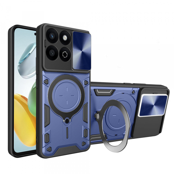 Husa pentru Honor X7c / 200 Smart, Techsuit, CamGuard Pro, Albastra