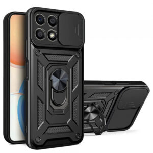 Husa pentru Honor X8a, Techsuit, CamShield, Neagra