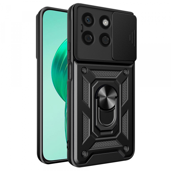 Husa pentru Honor X8b, Techsuit, CamShield, Neagra