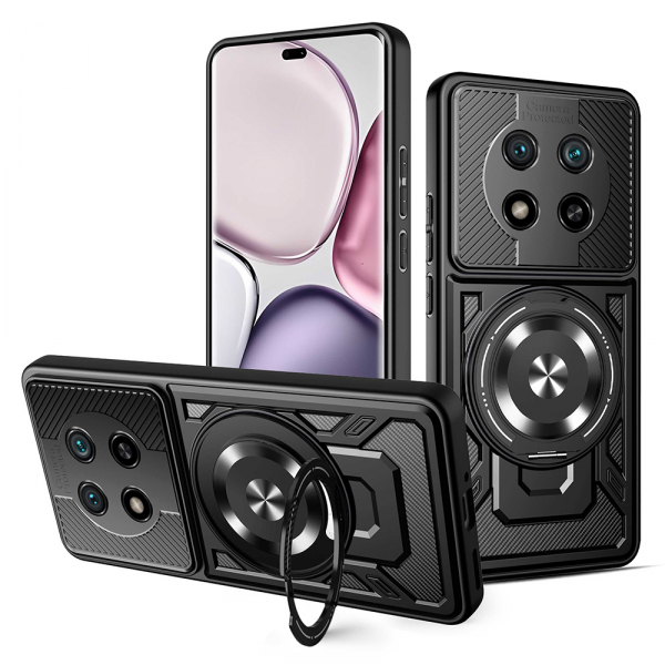 Husa pentru Honor X9c / Magic7 Lite, Techsuit, RuggedCam, Neagra