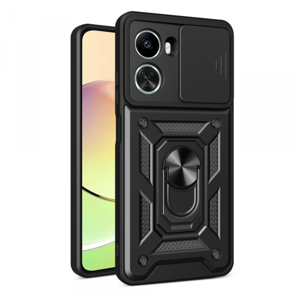 Husa pentru Huawei nova 11 SE / nova 12 SE, Techsuit, CamShield, Neagra