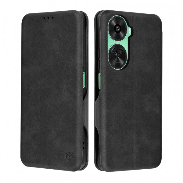 Husa pentru Huawei nova 11 SE / nova 12 SE, Techsuit, Safe Wallet Plus, Neagra