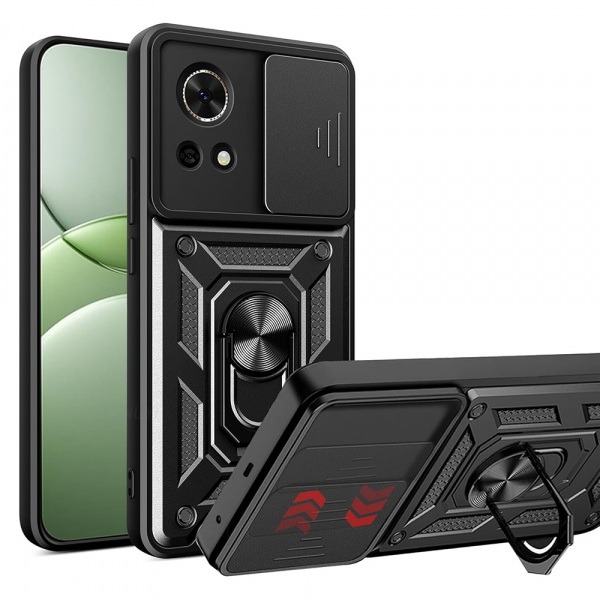 Husa pentru Huawei nova 13, Techsuit, CamShield, Neagra