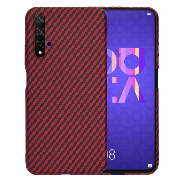Husa pentru Huawei nova 5T / Honor 20, Techsuit, Carbonite FiberShell, Rosie
