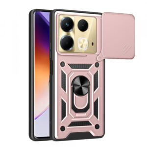 Husa pentru Infinix Note 40 4G, Techsuit, CamShield, Roz