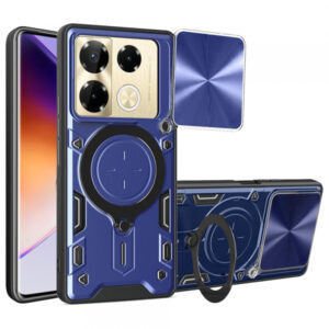 Husa pentru Infinix Note 40 Pro 4G, Techsuit, CamGuard Pro, Albastra