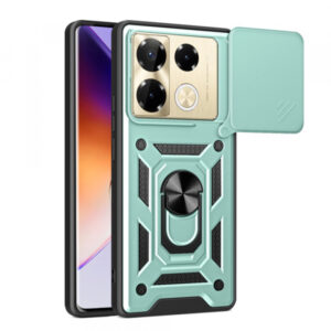Husa pentru Infinix Note 40 Pro 4G, Techsuit, CamShield, Verde