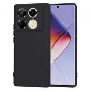 Husa pentru Infinix Note 40 Pro 4G, Techsuit, SoftFlex, Neagra