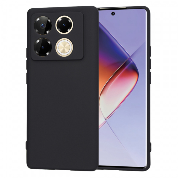 Husa pentru Infinix Note 40 Pro 4G, Techsuit, SoftFlex, Neagra