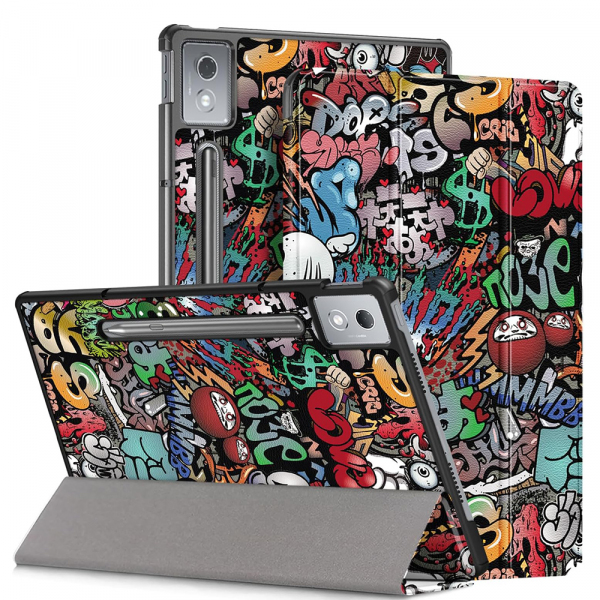Husa pentru Lenovo Idea Tab Pro, Techsuit, FoldPro Urban Vibe, Multicolor
