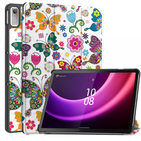 Husa pentru Lenovo Tab P11 Gen 2, Techsuit, FoldPro Butterfly, Multicolor