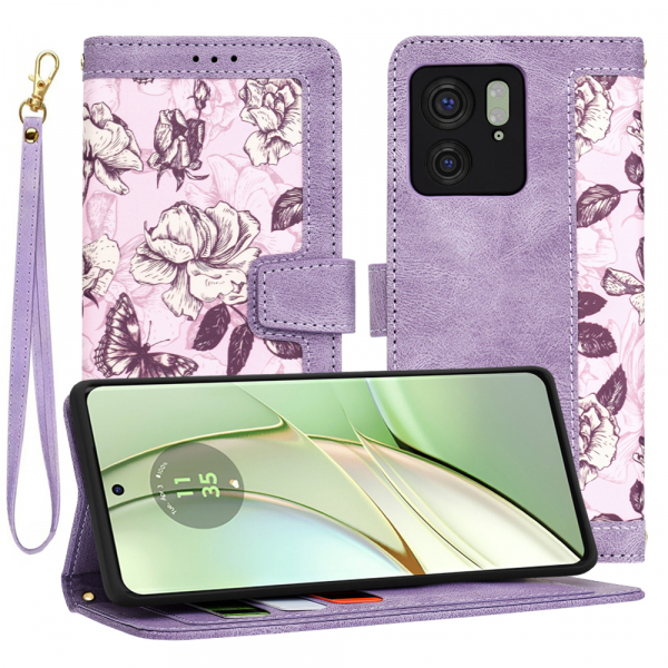 Husa pentru Motorola Edge (2023) / Edge 40, Techsuit, FlipCraft, Mov