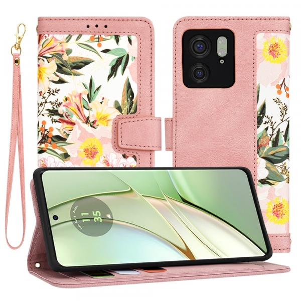 Husa pentru Motorola Edge (2023) / Edge 40, Techsuit, FlipCraft, Roz