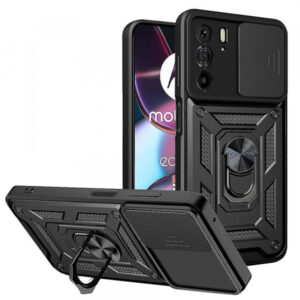 Husa pentru Motorola Edge 30 Pro, Techsuit, CamShield, Neagra