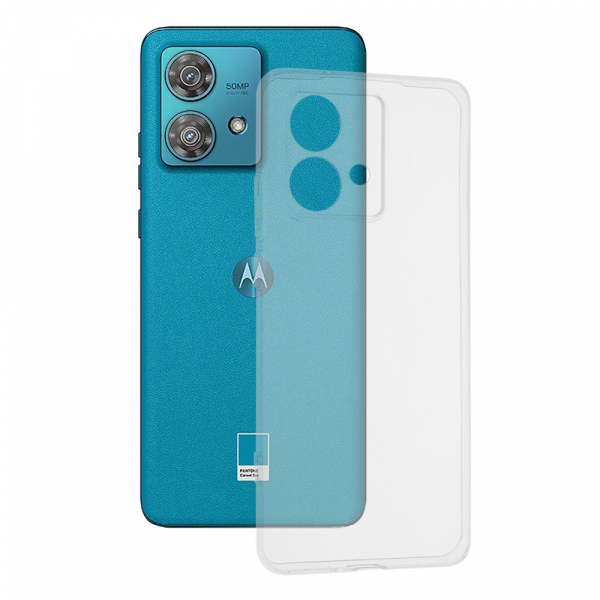 Husa pentru Motorola Edge 40 Neo, Techsuit, Clear, Transparenta