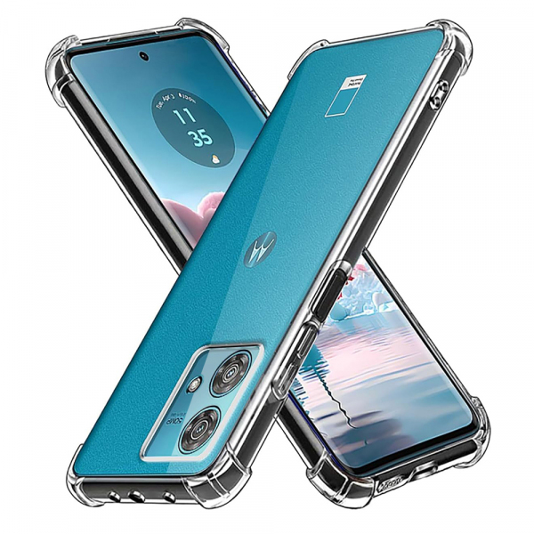 Husa pentru Motorola Edge 40 Neo, Techsuit, Shockproof Clear, Transparenta