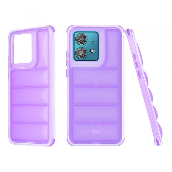 Husa pentru Motorola Edge 40 Neo, Techsuit, Wave Shield, Mov
