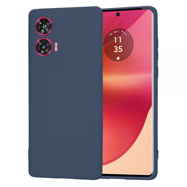 Husa pentru Motorola Edge 50 Fusion, Techsuit, SoftFlex, Bleumarin
