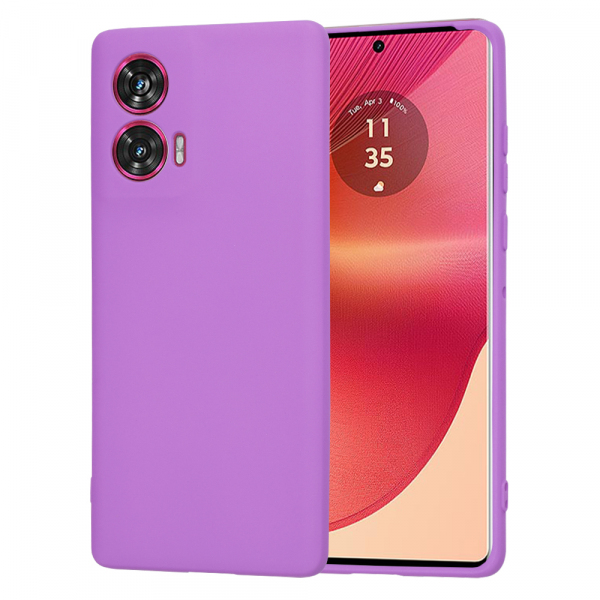 Husa pentru Motorola Edge 50 Fusion, Techsuit, SoftFlex, Mov