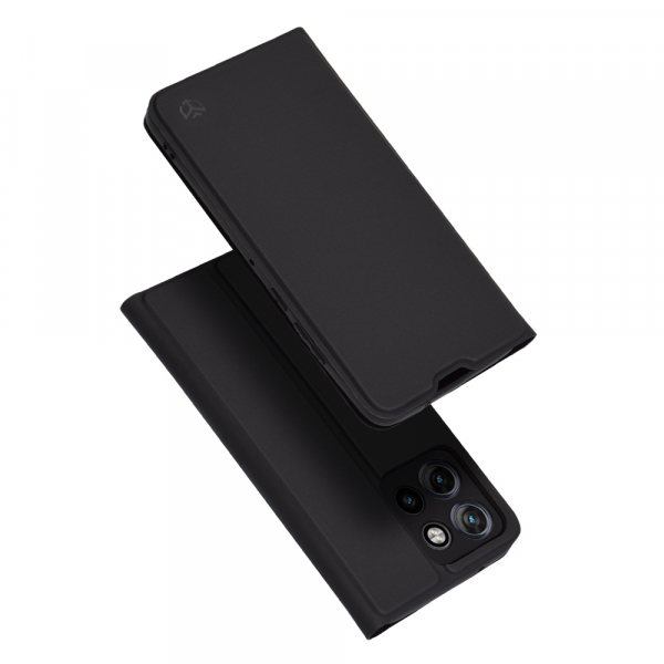 Husa pentru Motorola Edge 50 Neo, Techsuit, Magskin Book, Neagra