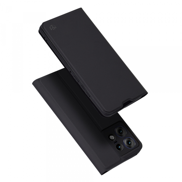 Husa pentru Motorola Edge 50 Pro, Techsuit, Magskin Book, Neagra