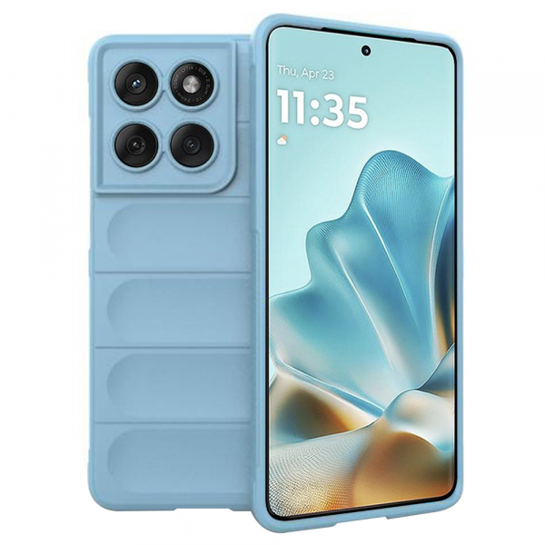 Husa pentru Motorola Edge 60 Fusion / Edge 60, Techsuit, Magic Shield, Bleu