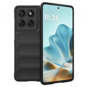 Husa pentru Motorola Edge 60 Fusion / Edge 60, Techsuit, Magic Shield, Neagra