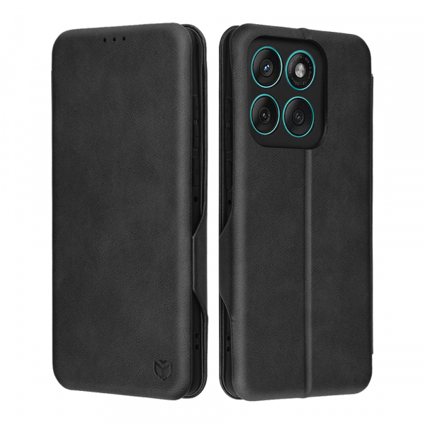 Husa pentru Motorola Edge 60 Fusion / Edge 60, Techsuit, Safe Wallet Plus, Neagra