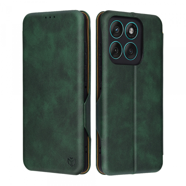 Husa pentru Motorola Edge 60 Fusion / Edge 60, Techsuit, Safe Wallet Plus, Verde