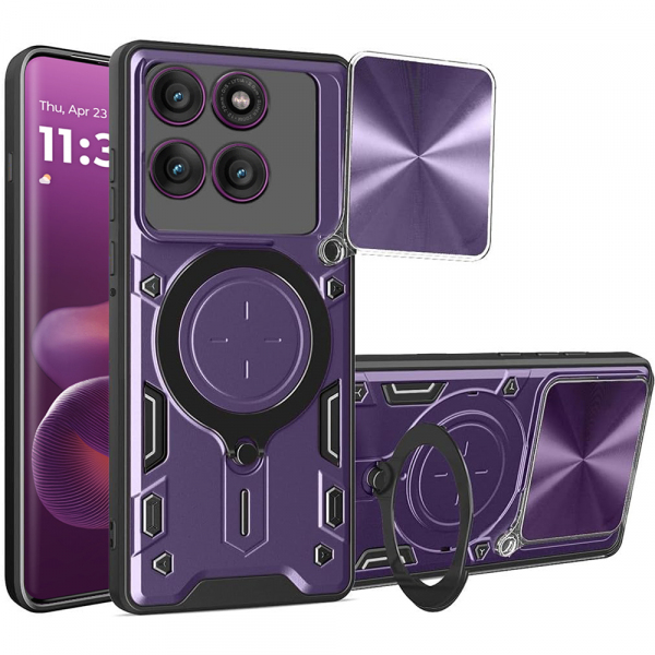 Husa pentru Motorola Edge 60 Pro, Techsuit, CamGuard Pro, Mov