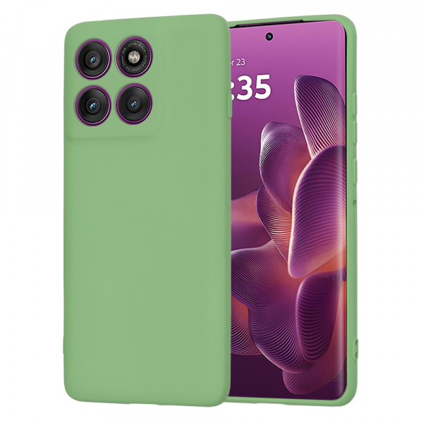 Husa pentru Motorola Edge 60 Pro, Techsuit, SoftFlex, Verde Deschis