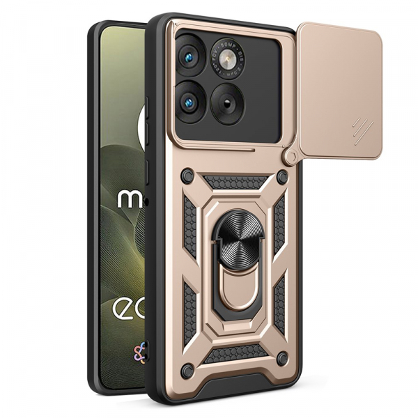 Husa pentru Motorola Edge 70, Techsuit, CamShield, Aurie