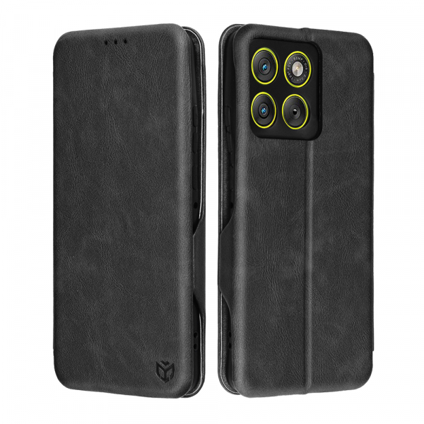 Husa pentru Motorola Edge 70, Techsuit, Safe Wallet Plus, Neagra