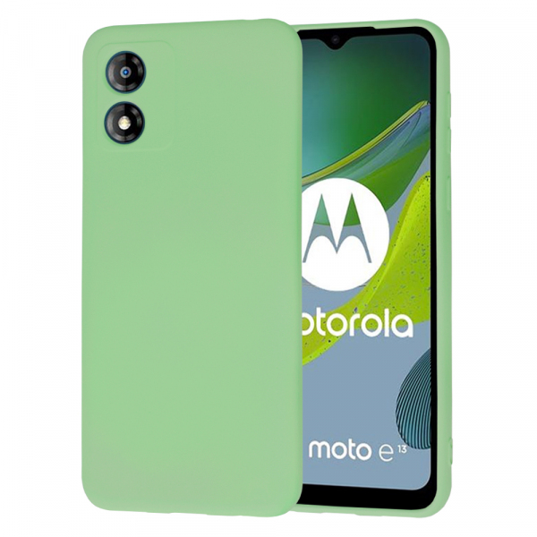 Husa pentru Motorola Moto E13, Techsuit, SoftFlex, Verde Deschis