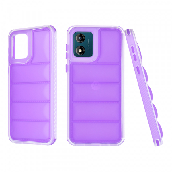 Husa pentru Motorola Moto E13, Techsuit, Wave Shield, Mov