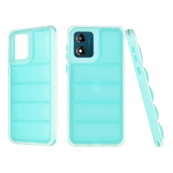 Husa pentru Motorola Moto E13, Techsuit, Wave Shield, Turcoaz