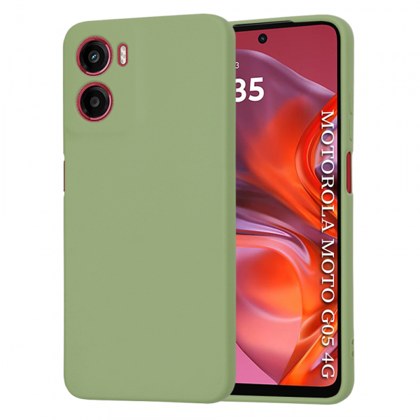 Husa pentru Motorola Moto E15 / G05, Techsuit, SoftFlex, Matcha