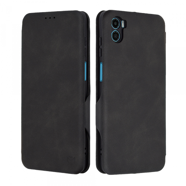 Husa pentru Motorola Moto E22s, Techsuit, Safe Wallet Plus, Neagra