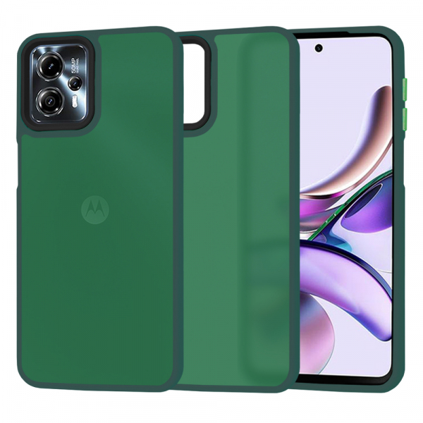 Husa pentru Motorola Moto G13 / G23, Techsuit, HaloFrost, Verde