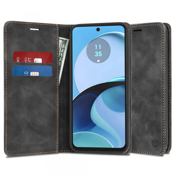 Husa pentru Motorola Moto G14, Techsuit, Confy, Neagra