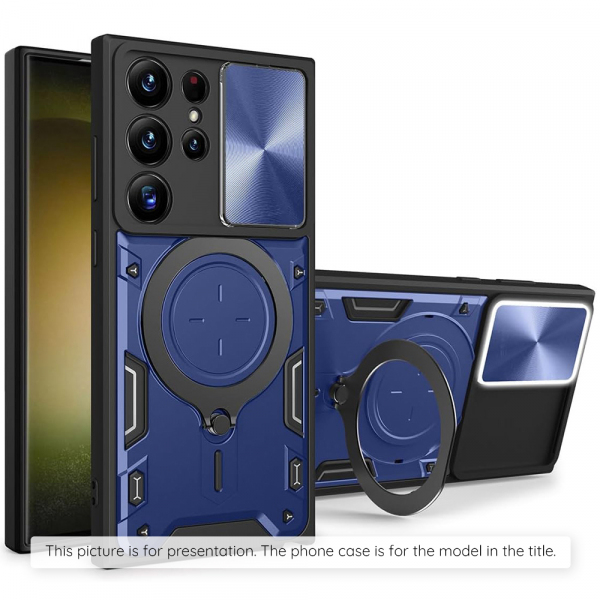 Husa pentru Motorola Moto G15 / G15 Power, Techsuit, CamGuard Pro, Albastra
