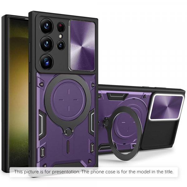 Husa pentru Motorola Moto G15 / G15 Power, Techsuit, CamGuard Pro, Mov