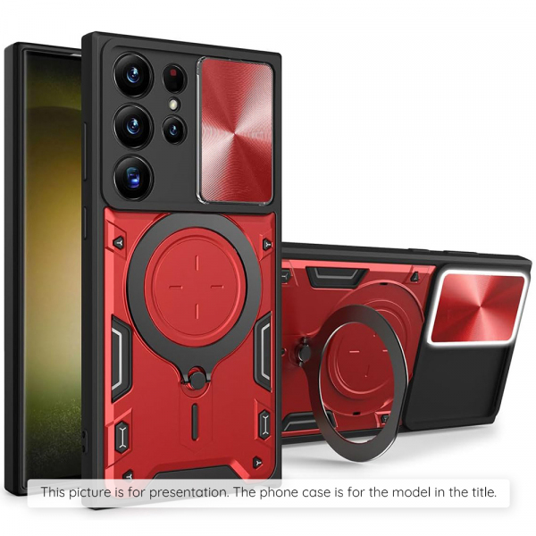 Husa pentru Motorola Moto G15 / G15 Power, Techsuit, CamGuard Pro, Rosie