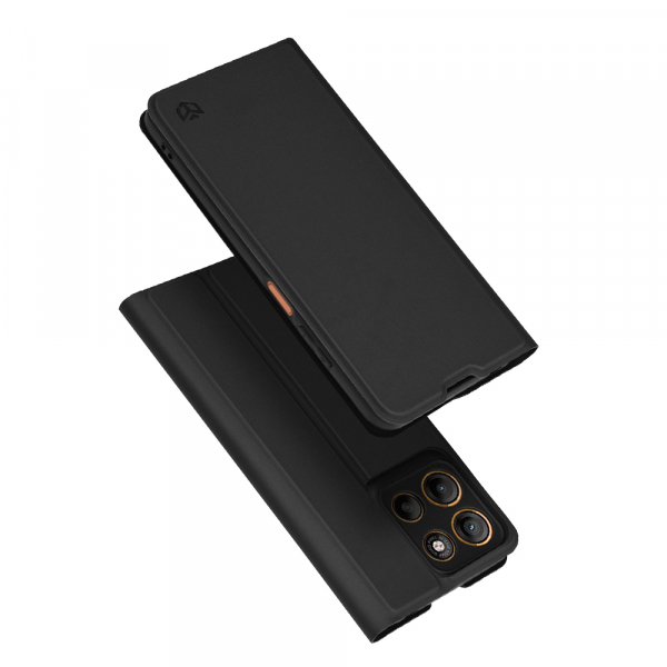 Husa pentru Motorola Moto G15 / G15 Power, Techsuit, Magskin Book, Neagra