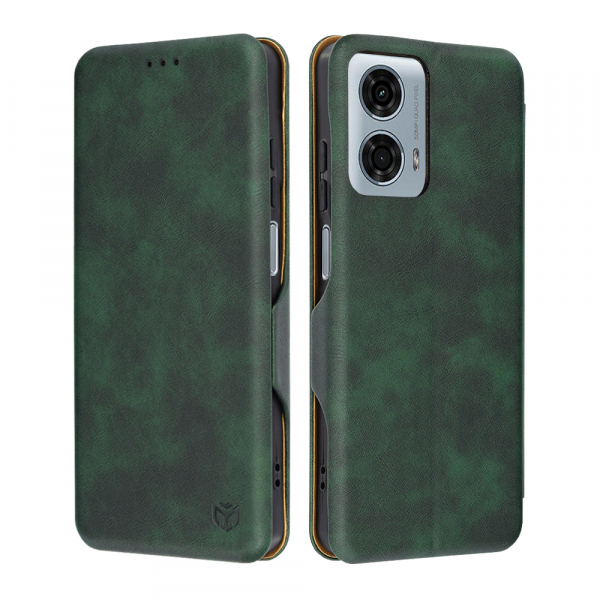 Husa pentru Motorola Moto G24 Power, Techsuit, Safe Wallet Plus, Verde