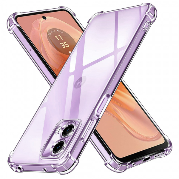 Husa pentru Motorola Moto G24 Power, Techsuit, Shockproof Clear, Transparenta